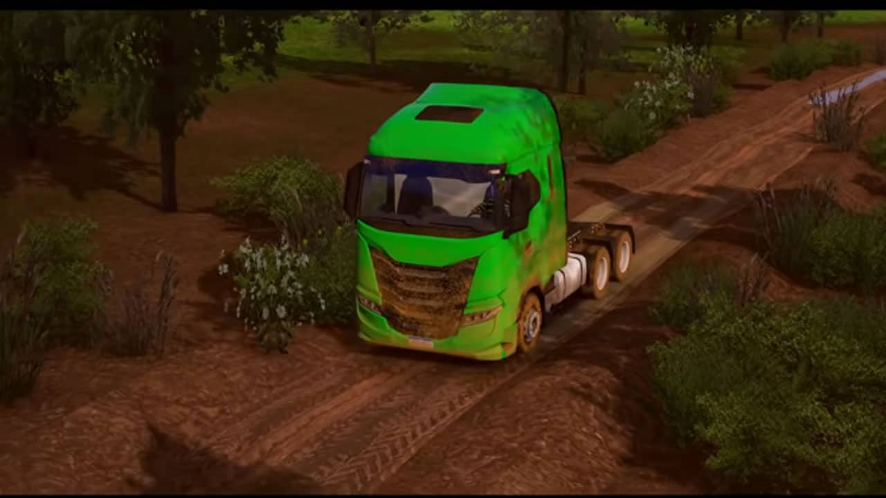 World Truck Driving Simulator - Sujeira nos veículos